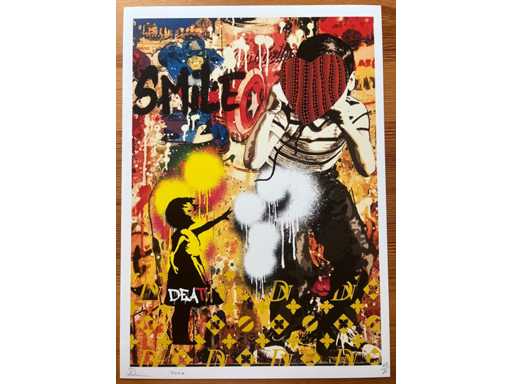 DEATH NYC: Banksy Girl with Balloon & Mr. Brainwash