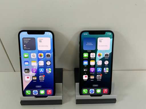 Apple iPhone 12 - 128 GB - Black (2x)