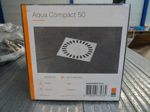 Easydrain - Aqua Compact 50 - Duschabfluss (10x)