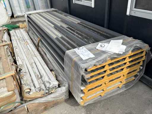 Insulated corrugated sheet (8x)