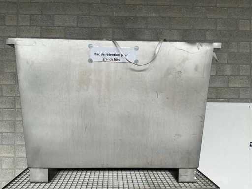 Collecteur d’huiles / fluides en acier inoxydable