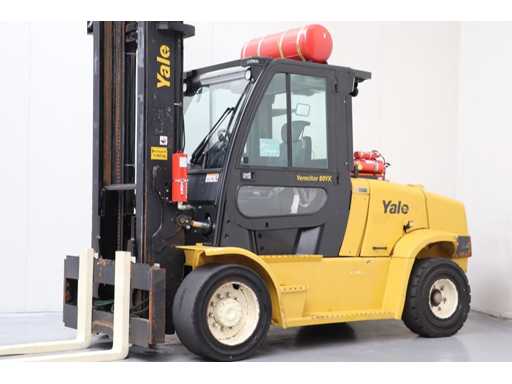 Yale - GLP80VX9 - Chariot élévateur, 3ème et 4ème vanne, 2018, GPL, climatisation tuyauterie