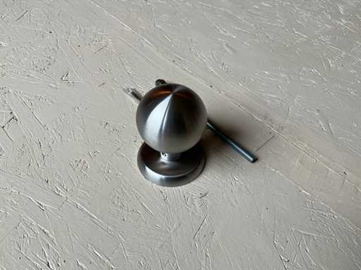 Door knob in stainless steel
