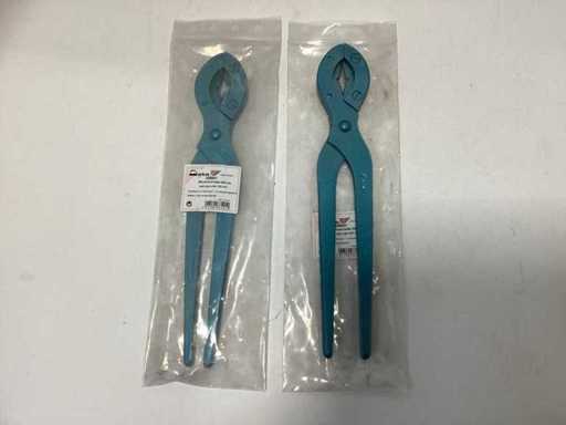 (2x) Dako Bleirohrschneider / Bleirohrschneider - 300mm - 1"