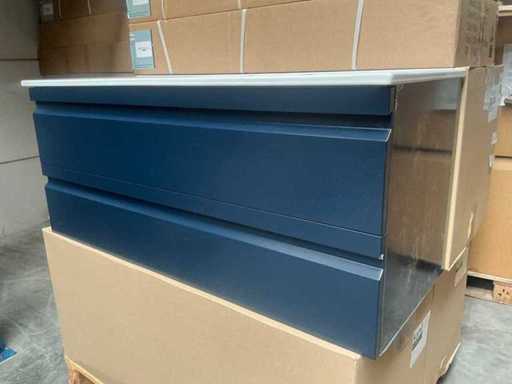 Kame Terra Deep Blue Badmeubel 120cm