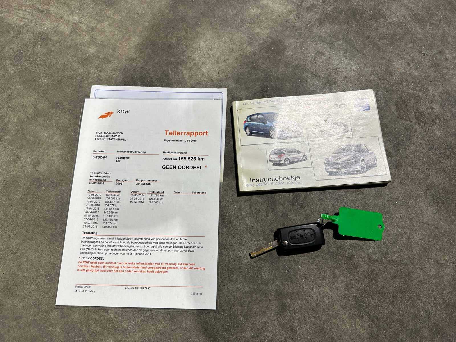 Peugeot 207 SW 1.6 VTi XS 120pk 2008, 5-TSZ-04