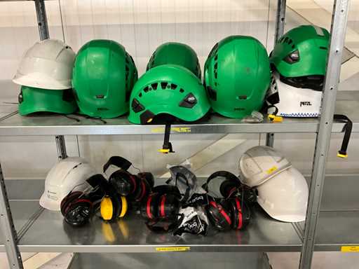 Safety helmet & hearing protection
