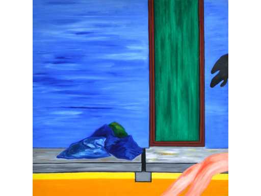 Yvan Theys - Dolce farniente - huile sur toile - 90x90 cm - 1972