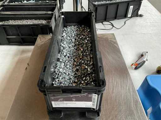 Würth 10.69kg Self-locking Hex Nut M6 in stackable box