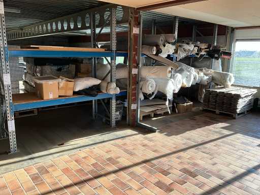 Voorraad Textielrollen, META Magazijnstelling, vlonders, aanrijdbeveiliging en toebehoren