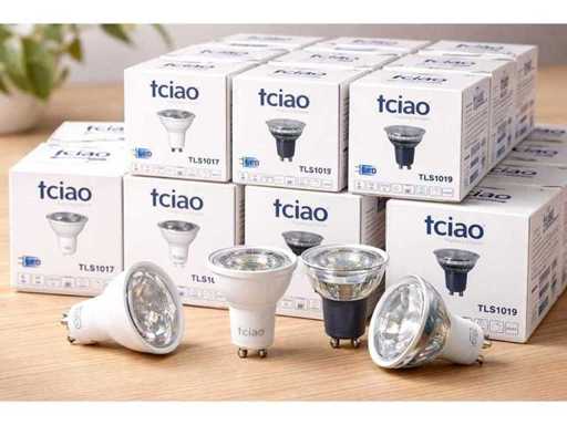 Lot de 400 ampoules neuves GU 10 2 modèles