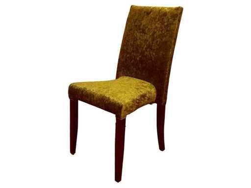Stuhl Husse (samt gold) (20x)