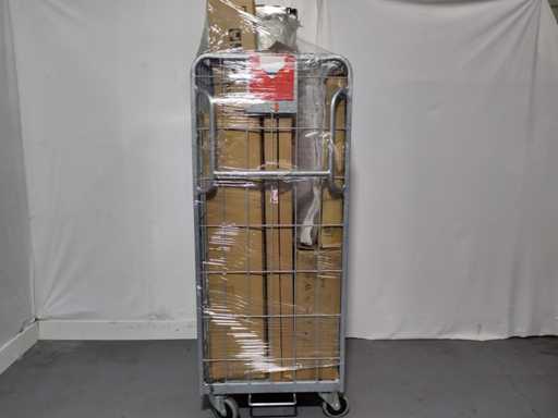 Diverse - gecontroleerde - Retourgoederen - Rolcontainer met diverse producten