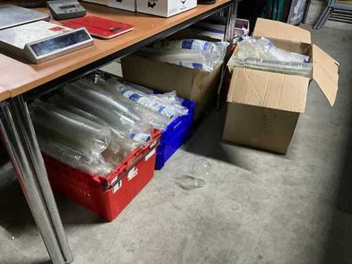 Bioware Kunststof bekers met deksel (4x)