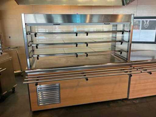 Gekoelde vitrine voor catering