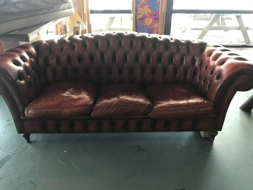 Chesterfield - 3-Sitzer-Designer-Sofa