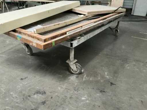 Stalowy tramwaj transportowy o profilu