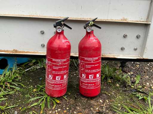 Poudre - 2 kg - Extincteur (2x)