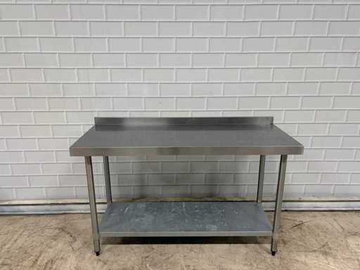 Stainless Steel Work Table with Steel Shelf