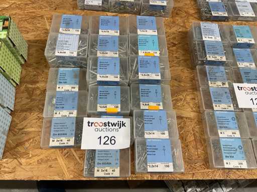 16 dozen blindklinknagels