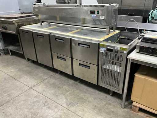 2017 Afinox Linear 70 4 Koelwerkbank