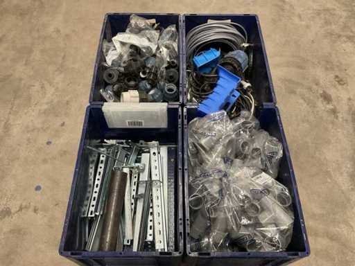 Lotto di materiale per l'installazione