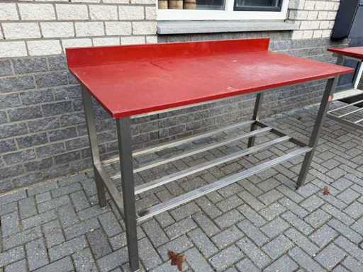 Inox - 150cm - Rvs snijtafel
