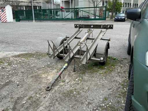 Enkelassige aanhangwagen