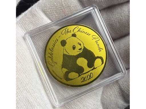 2020 Chinese Panda 1/200 ounce gouden munt 100 frank Congo goud 999 – Gratis EU-verzending
