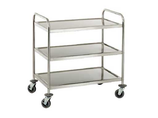 Horeca equipment - 3-tier serving trolley