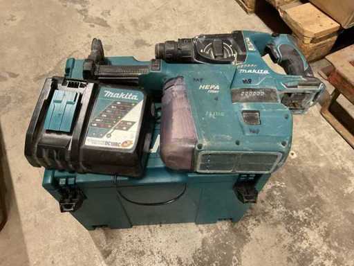 Makita BHR242 SDS+ 18V martello combinato con set di estrazione polvere