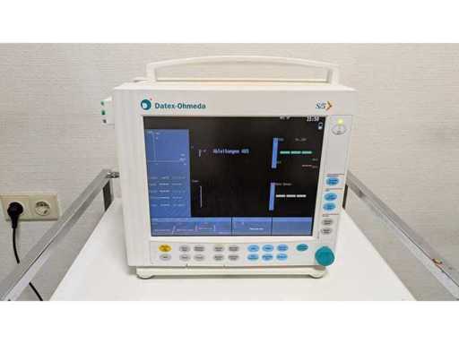 Datex-Ohmeda S/5 + E-COVX en M-PRESTN Module Patiëntmonitor