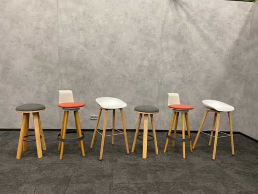 HAY/ Buzzispace/ Bene - sgabello da bar - mix di design