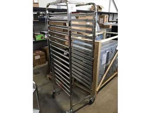 RVS karretje 16 niveau