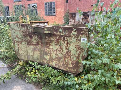 Élimination du conteneur à déchets