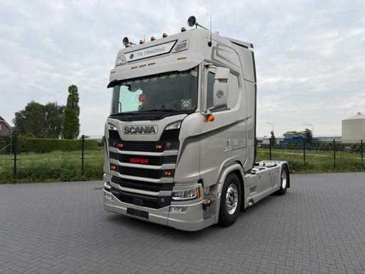 Scania - S580 - V8 - 2018 - Vollucht - Retarder - Alcoa -24-BKN-2 - Vrachtwagen