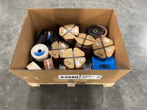 Charge aus gemischten Schleif- und Schleifmaterialien