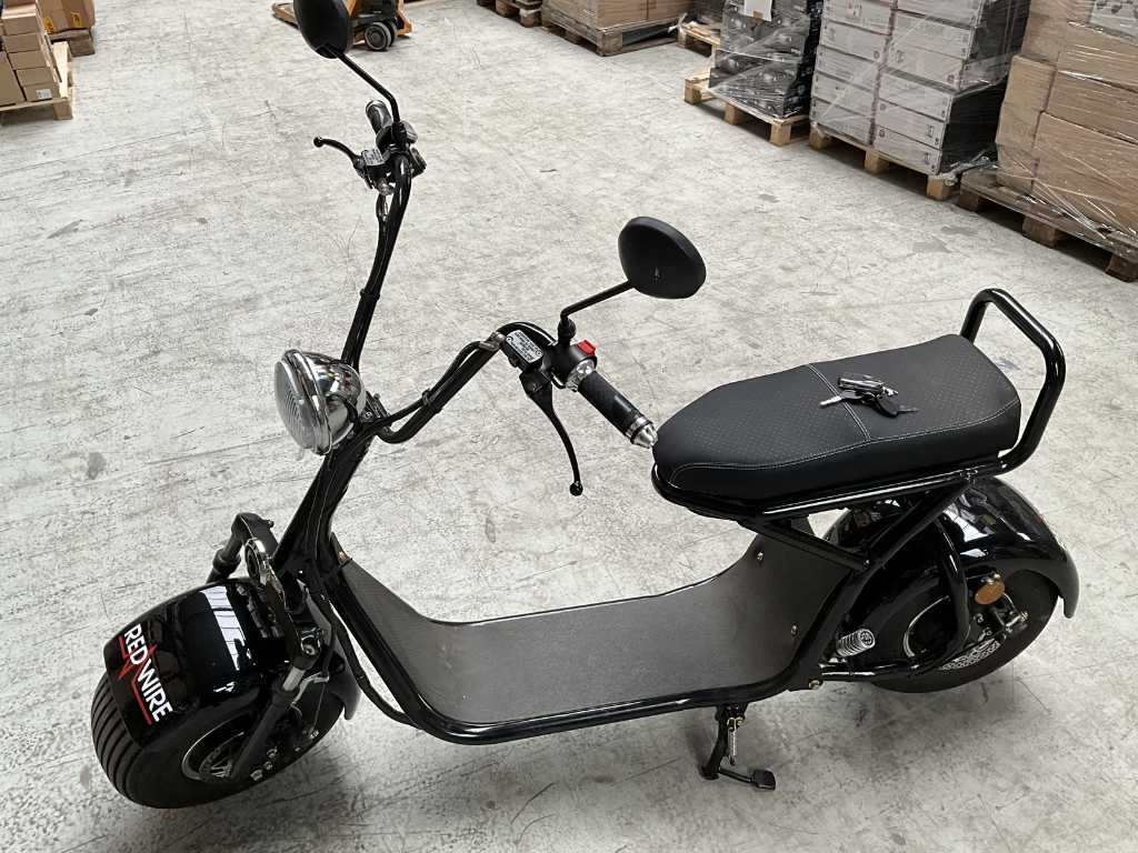 Electric scooter with fat tires