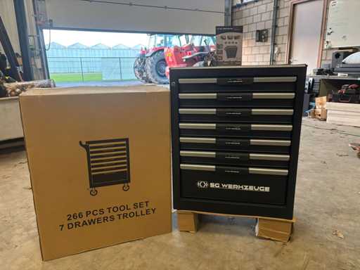 SG Werkzeuge - Blackline - Cărucior de scule