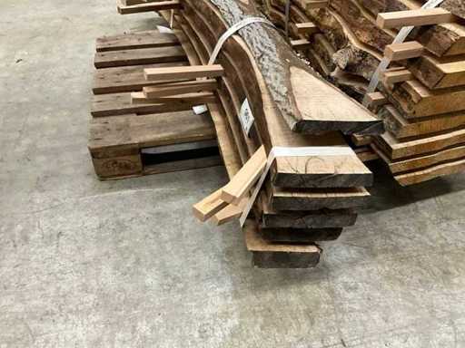 Blockware / stems :-)  Nut / 1.75m long / diameter approx. 20cm / sawn into 3cm / 5 planks