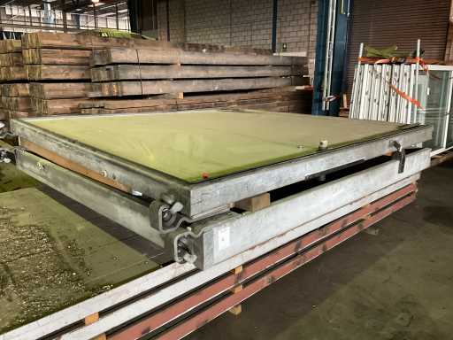 Cold room sliding door (2x)