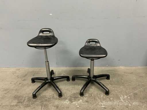 Sedia da ufficio sgabello (2x)