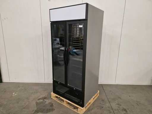 Tefcold - dubbeldeurs glasdeur koeling - FSC891H