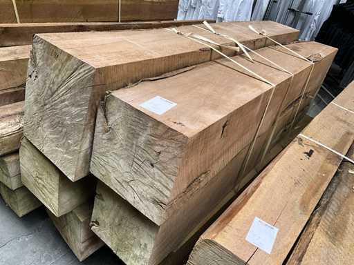 Teak houten - Balken (6x)