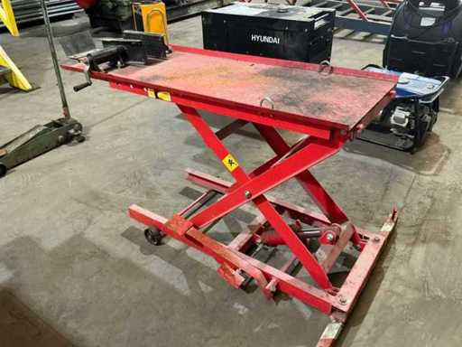 Élévateur ciseaux de moto