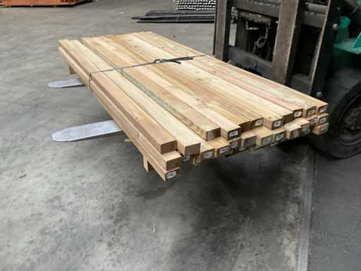 Fichtenregel imprägniert 180x6,8x4,5 cm (33x)