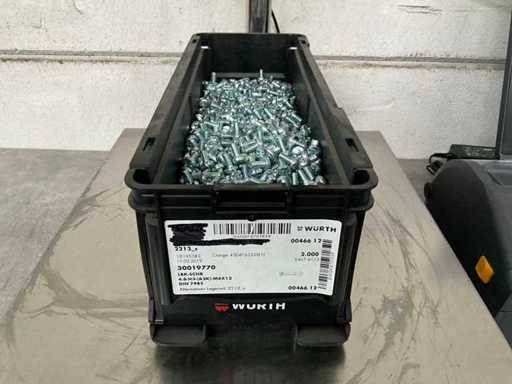 Würth 13.88 kg LBK schroef M6 x 12 in stapelbare bak