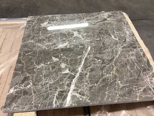 Naturstein-Marmorgrau poliert 30,5x61 cm Fliesen 26 m²