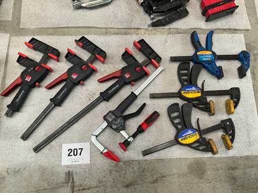 Diverse Spanklemmen (7x)