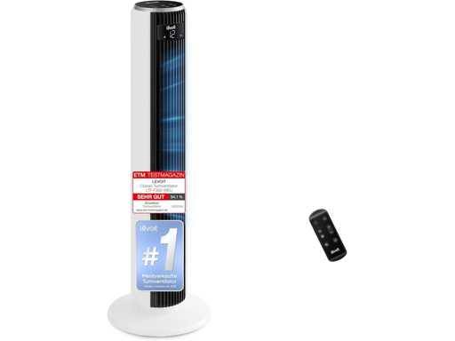 Ventilateur tour Levoit à moteur CC - Très silencieux (20 dB)